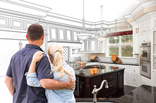 Professional Kitchen Island Installation technician working in Bala Cynwyd, PA
